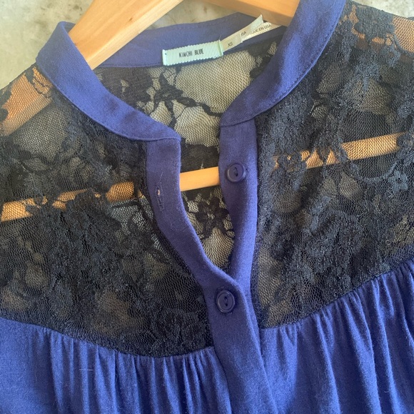 🦋Urban Outfitters lace button up top - Picture 2 of 9